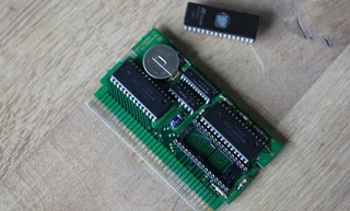 Paperboy PCB with riser installed